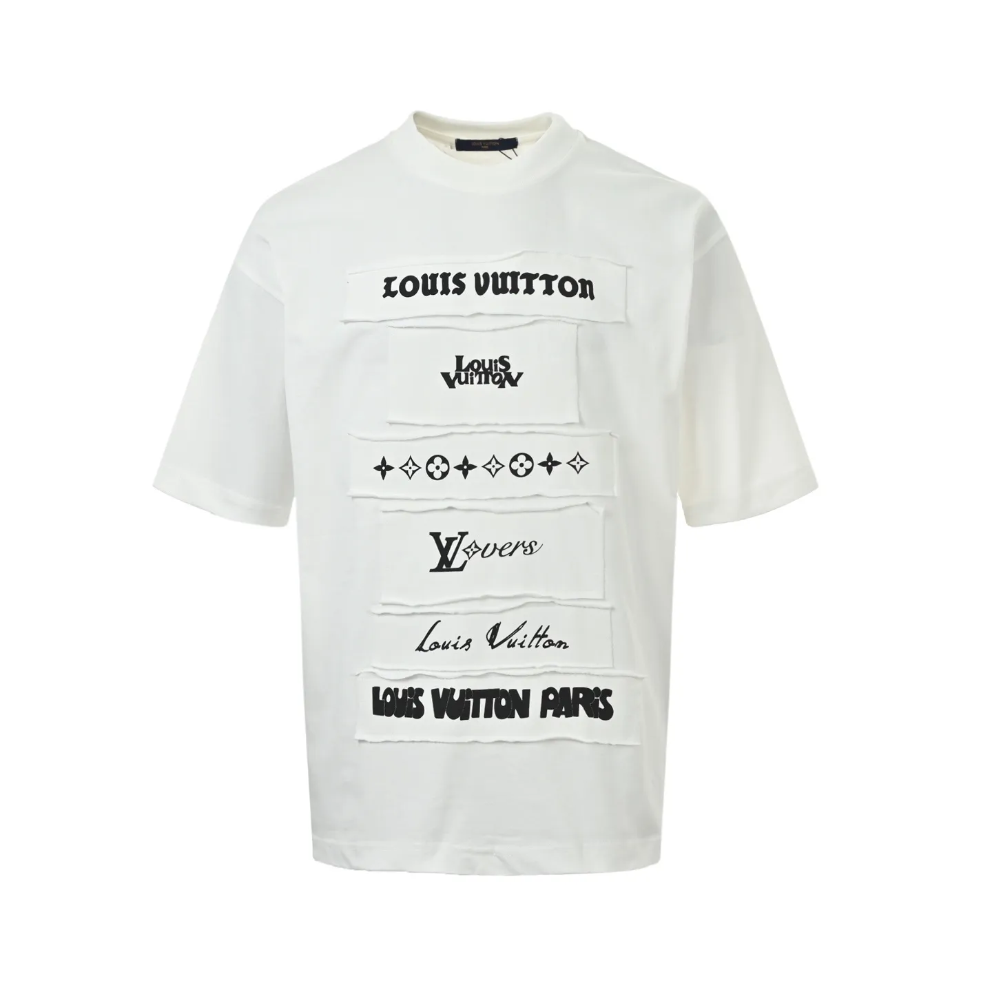 Louis Vuitton/Louis Vuitton 26ss multi-label patch short sleeves